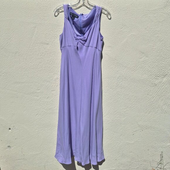 Vintage Dresses & Skirts - 90s/Y2K Style Silk Flowy Maxi Dress Gown Size 14